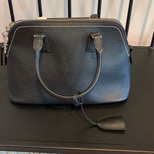 New   Maison Margiela black Italian leather purse